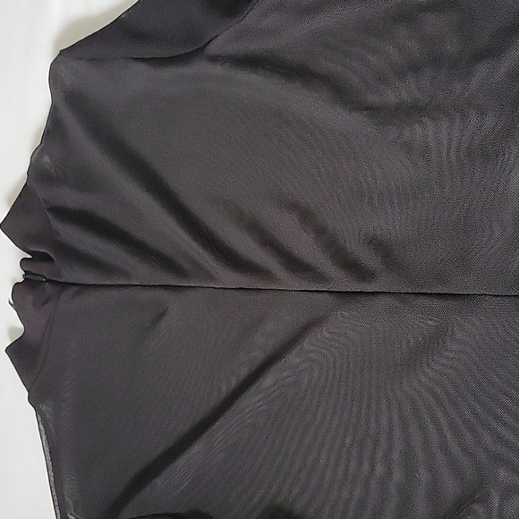 GoJane|Black Mesh Sheer Dress | - Picture 6 of 16